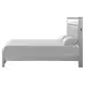 Bryne Champagne Panel Bedroom Set with LED Light