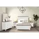 Pinetop White and Dark Brown Full Panel Bed