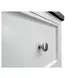 Pinetop White and Dark Brown 5 Drawer Chest