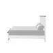 Pinetop White and Dark Brown Full Panel Bed