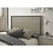 Rainier Gray King Panel Bed with LED