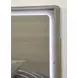 Rainier Gray King Panel Bed with LED