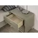 Rainier Gray 2 Drawer Nightstand