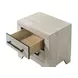 Dubuque Light Gray 2 Drawer Nightstand