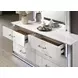 Hazeline White 6 Drawer Dresser with LED