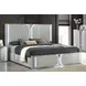 Cleburne Light Gray Panel Bedroom Set with LED