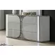 Cleburne Light Gray Youth Panel Bedroom Set with LED