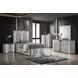 Cleburne Light Gray Youth Panel Bedroom Set with LED