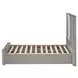 Cleburne Light Gray Youth Panel Bedroom Set with LED