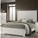 Holsted White Queen Panel Bed