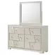 Holsted White 6 Drawer Dresser
