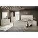Farsund Dusty Gray Panel Bedroom Set with LED