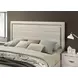 Farsund Dusty Gray King Panel Bed with LED