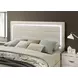 Farsund Dusty Gray King Panel Bed with LED