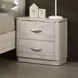 Farsund Dusty Gray Panel Bedroom Set with LED