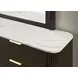 Merthyr Dark Walnut and White 6 Drawer Dresser