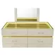 Lucida Beige 6 Drawer Dresser with LED