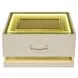 Lucida Beige 2 Drawer Nightstand with LED