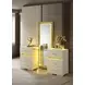 Lucida Beige Vanity with Mirror and LED