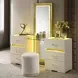 Lucida Beige Vanity Set with Stool and LED
