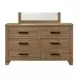 Panelli Walnut Panel Bedroom Set