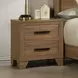 Panelli Walnut 2 Drawer Nightstand