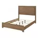 Panelli Walnut King Panel Bed