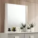 Lincolt White Wash and Stone Gray Panel Bedroom Set with LED Light