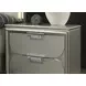 Sheridan Silver 2 Drawer Nightstand