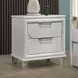 Lareina Pearl White Youth Panel Bedroom Set with Trundle