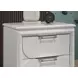 Lareina Pearl White Youth Panel Bedroom Set with Trundle