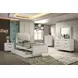 Lareina Pearl White Youth Panel Bedroom Set with Trundle