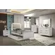 Lareina Pearl White Youth Panel Bedroom Set with Trundle