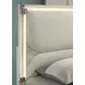 Lareina Pearl White Youth Panel Bedroom Set with Trundle