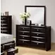 Zosimo Black 8 Drawer Dresser