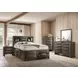Zosimo Gray King Storage Platform Bed