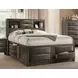 Zosimo Gray King Storage Platform Bed