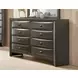Zosimo Gray 8 Drawer Dresser