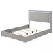 Sinistra Light Taupe Platform Bedroom Set with LED Light