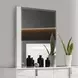 Sinistra White Platform Bedroom Set with LED Light