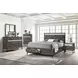 Voleta Gray Upholstered Storage Platform Bedroom Set