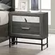 Voleta Gray Upholstered Storage Platform Bedroom Set