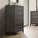 Errico Gray Panel Bedroom Set