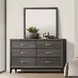 Errico Gray 6 Drawer Dresser