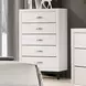 Errico White Panel Bedroom Set