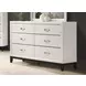 Errico White Panel Bedroom Set