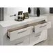 Whitby White Panel Bedroom Set with LED Light