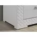 Whitby White Panel Bedroom Set with LED Light