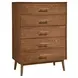 Tromso Walnut Panel Bedroom Set