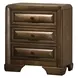 Caerwys Brown and Light Gray Upholstered Panel Bedroom Set